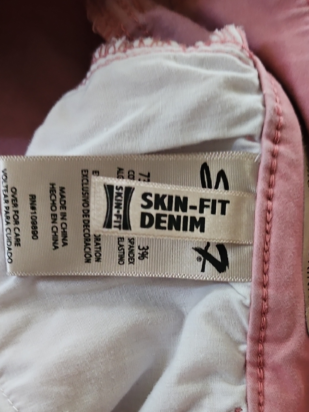 Seven7 High Rise Skinny Fit- Dusty Rose - Size 4 - Picture 12 of 13